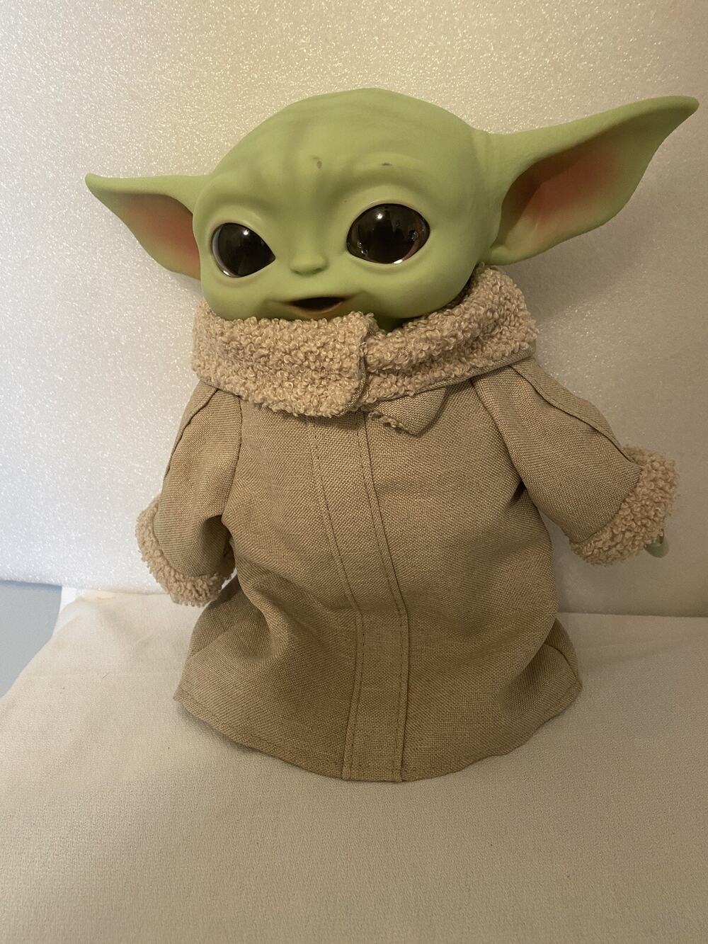 Star Wars Mandalorian The Child Grogu Baby Yoda 12" Plush Hard Head Toy 2021